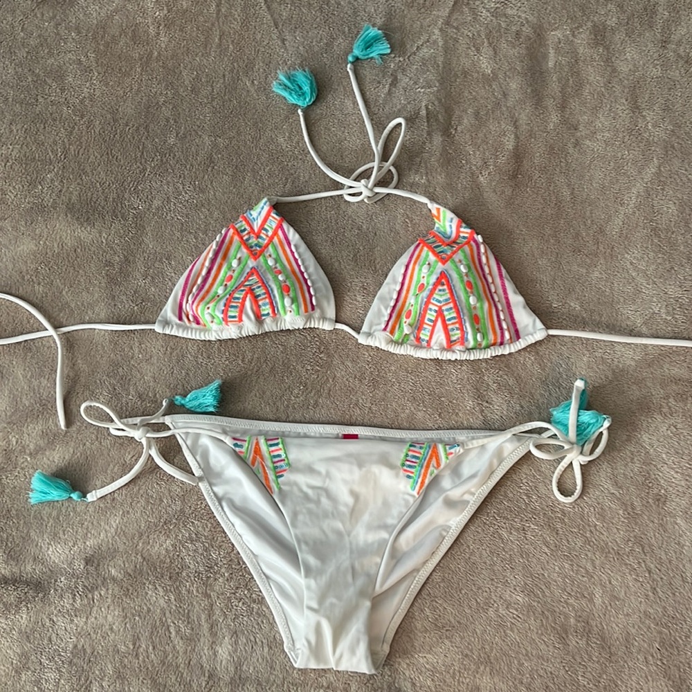 White bikini